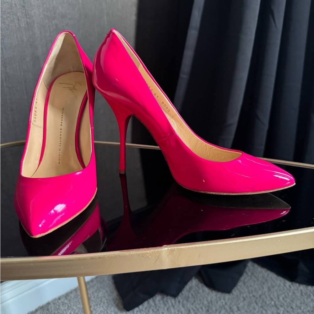 Giuseppe Zanotti Hot Pink Stiletto Heels